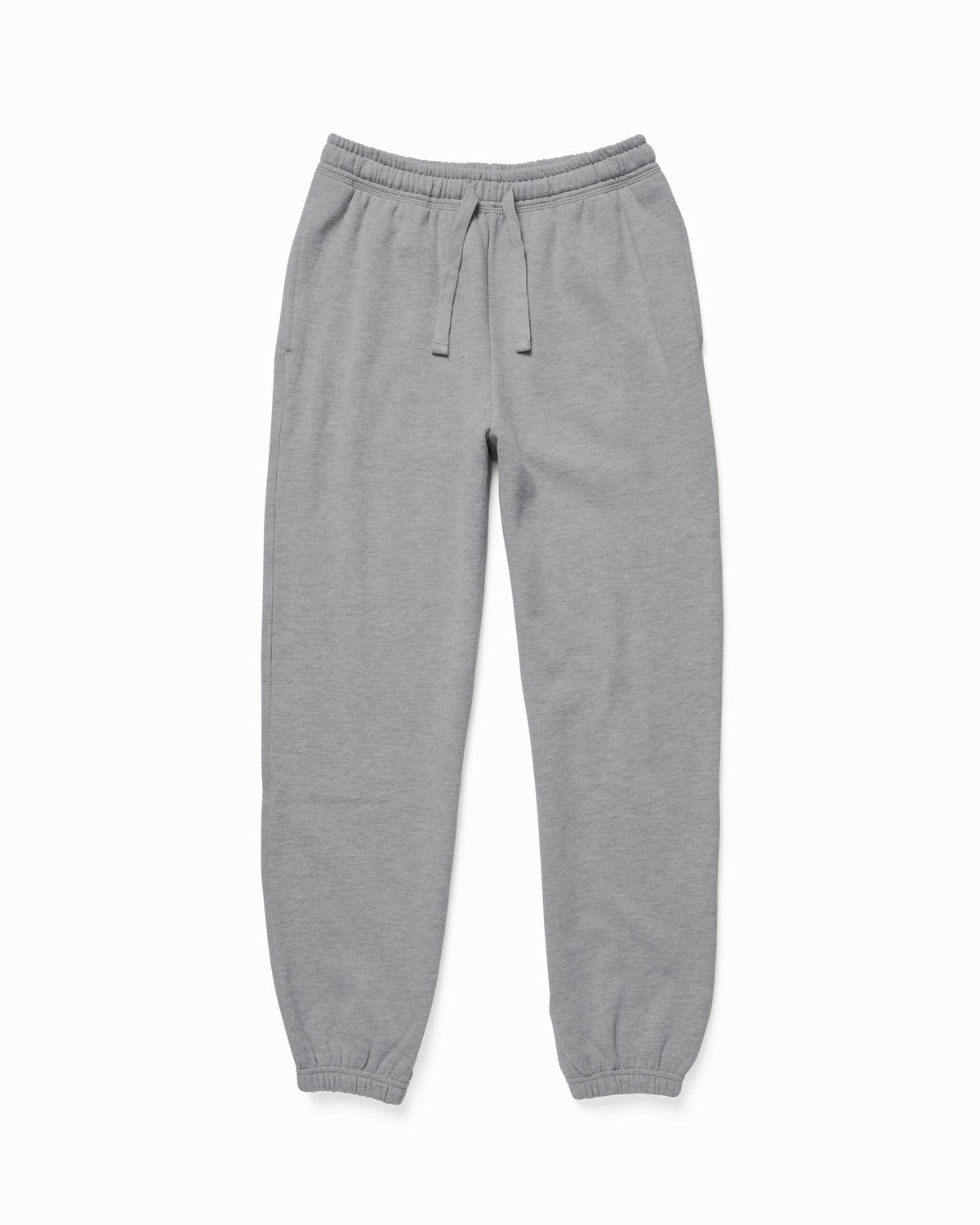 Womens Recycled Fleece Classic Sweatpant - Recycled Fleece - Heather Grey