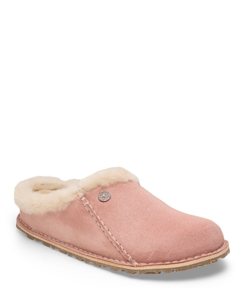 Birkenstock Zermatt Suede Shearling Slipper Mules