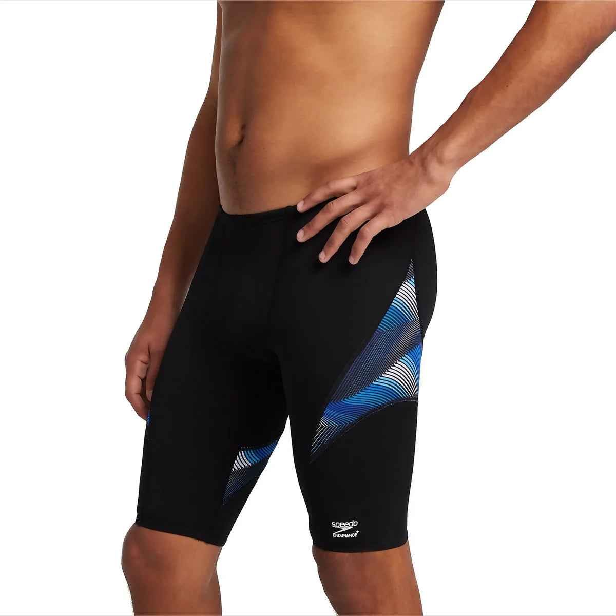 Speedo Endurance Precision Splice Jammer Men's Swimsuit - Royal Blue - FINAL SALE