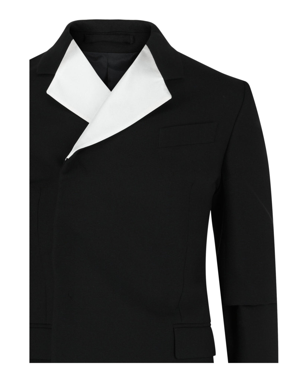 Ferragamo Silk Trimmed Double-Breasted Blazer