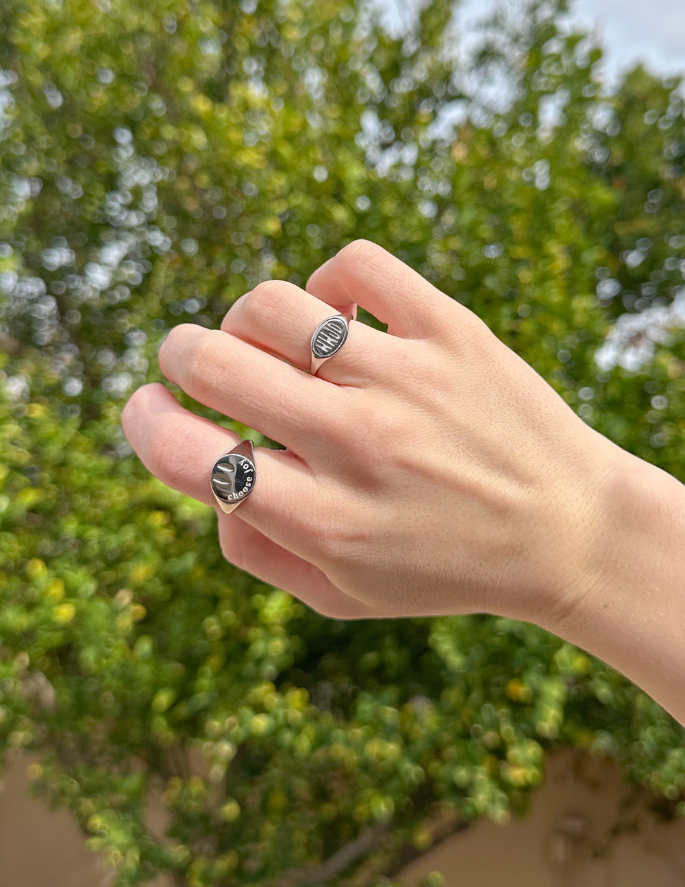 Elevated Faith Silver WWJD Ring