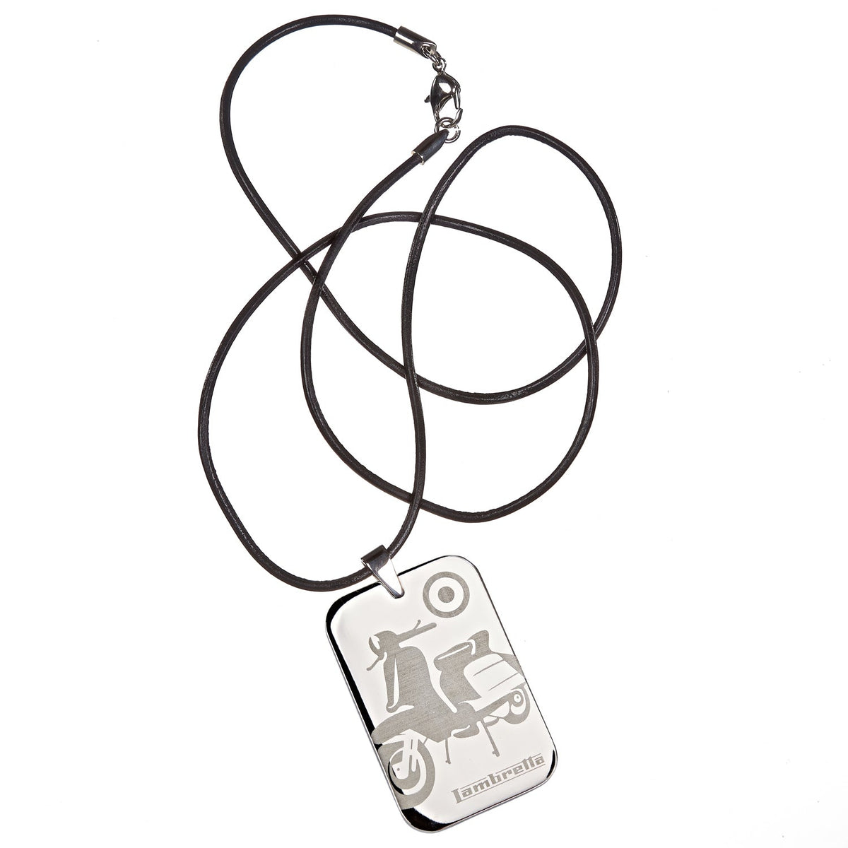 Lambretta Scooter Dog Tag Necklace