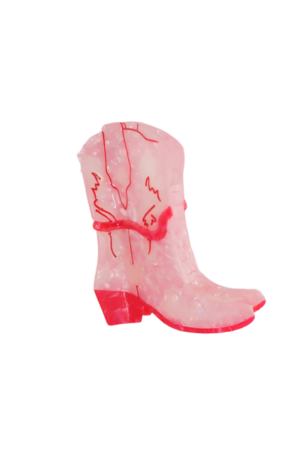 SSR Cowgirl Hair Claw Clip - Cowboy Boot