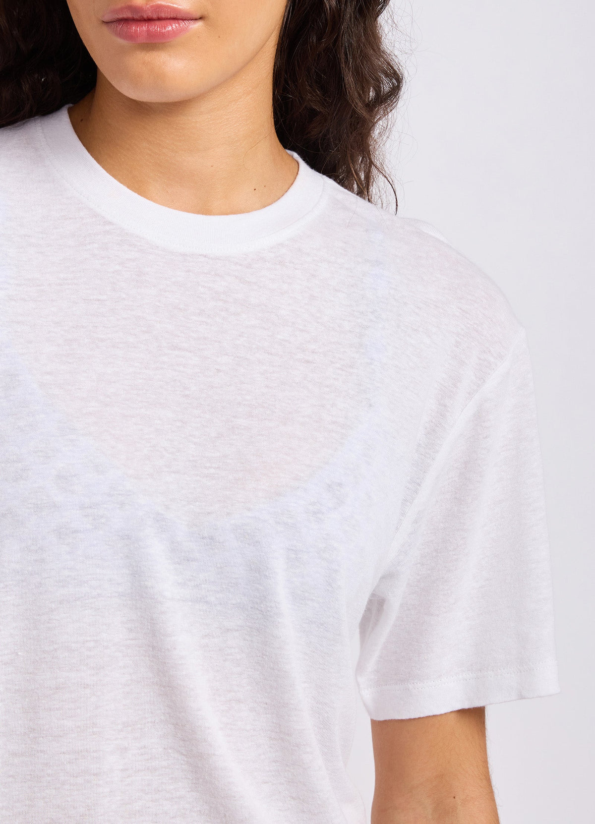 Slub Linen Boyfriend T-Shirt