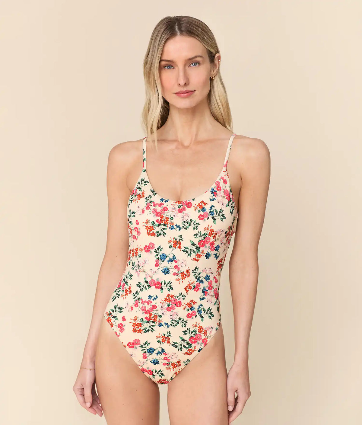 The Liku One Piece - Eco Nylon - Riviera Floral - Classic