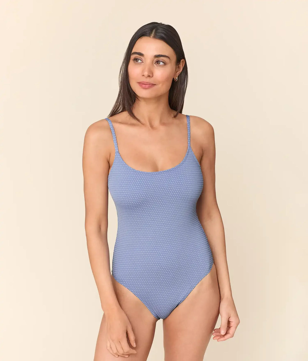 The Amalfi One Piece - Polka Dot - Wisteria - Long Torso