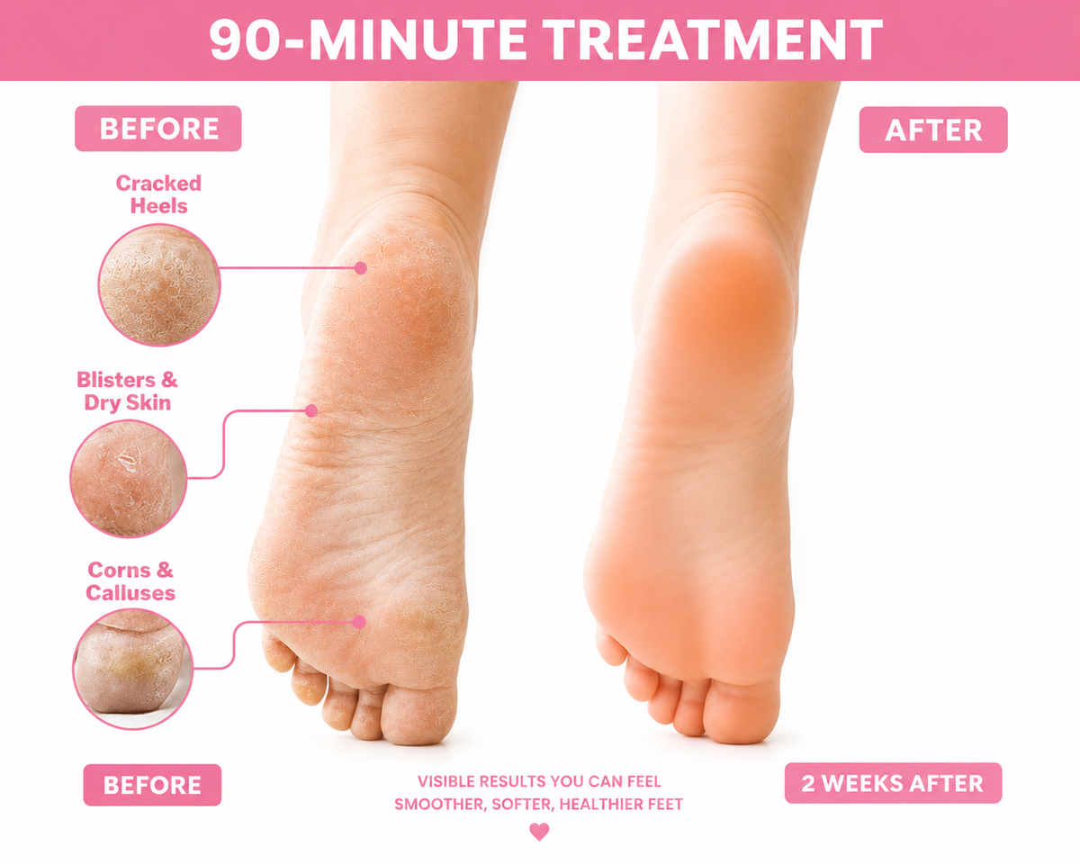 90 Minute Foot Renewal Mask – Exfoliating Foot Peel