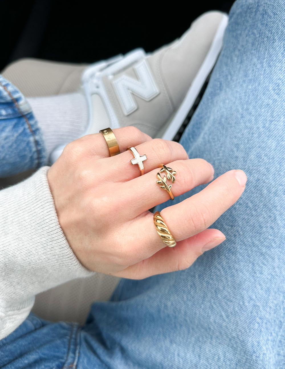 Elevated Faith Croissant Ring