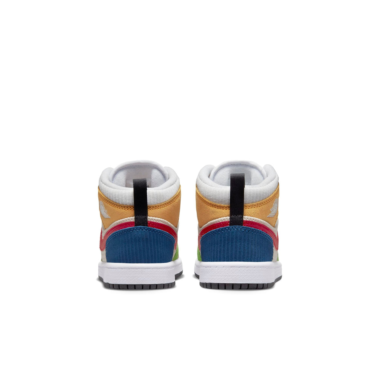 Air Jordan Preschool Retro 1 Mid Se Ps 'Messy Room' Sneakers