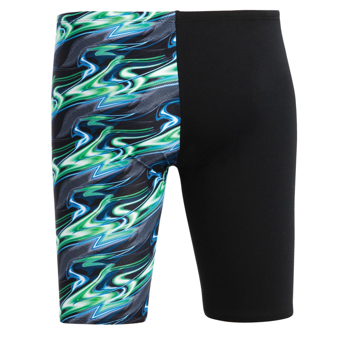 Dolfin Men's Reliance Inferno Spliced Jammer - Blue/Green - FINAL SALE
