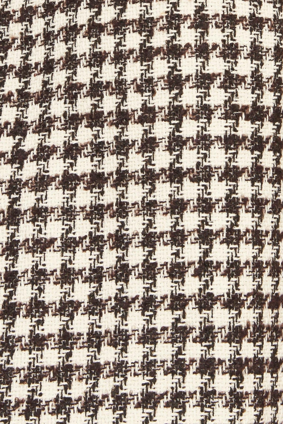 Elegant Check Tweed Mini Dress