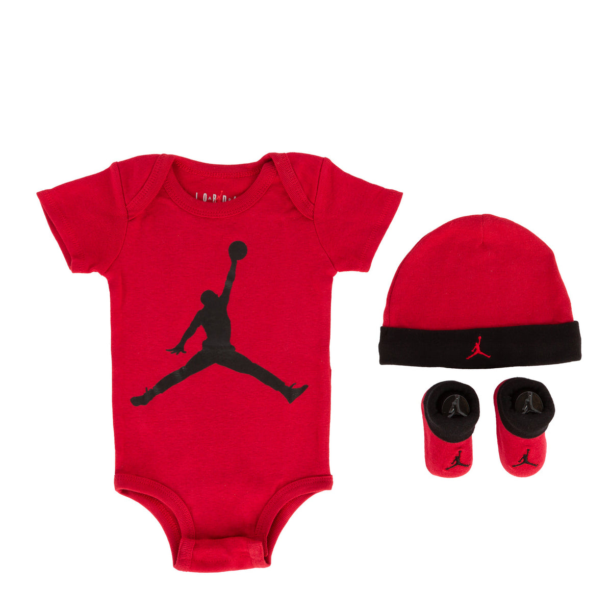 Air Jordan Baby Bodysuit, Hat And Booties 3-Pc Box Set Hats
