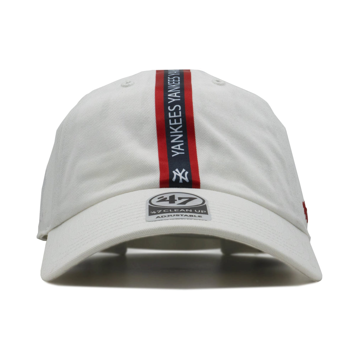 47 Brand Men's Ny Yankees Triple Stripe Clean Up Strapback Cap