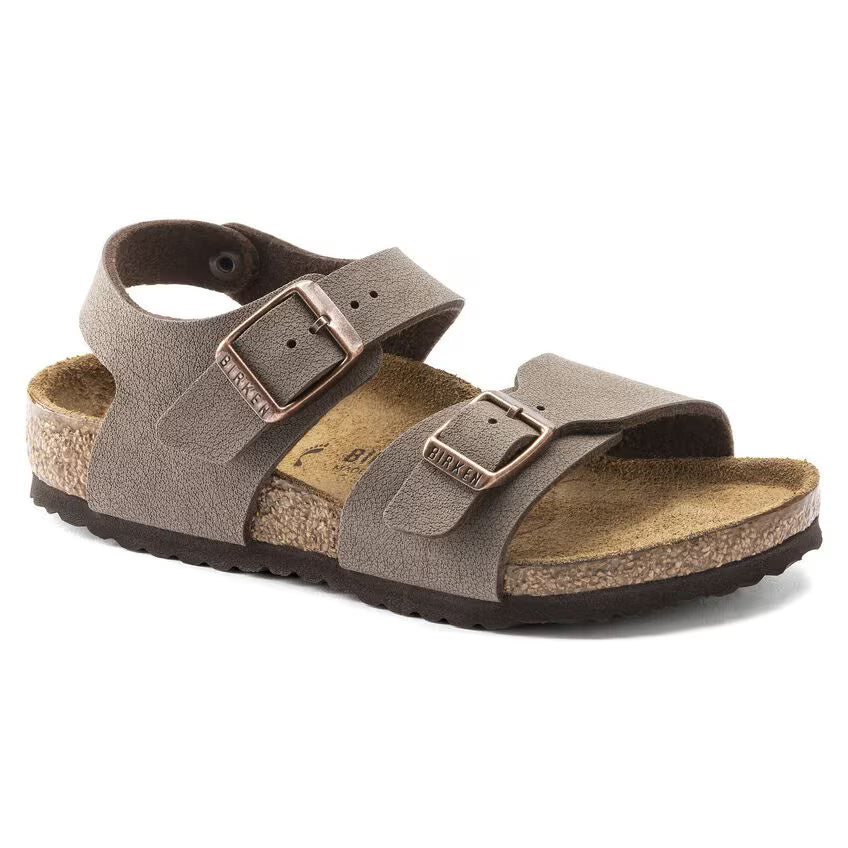 Birkenstock New York Kids Birko-Flor Nubuck Mocha