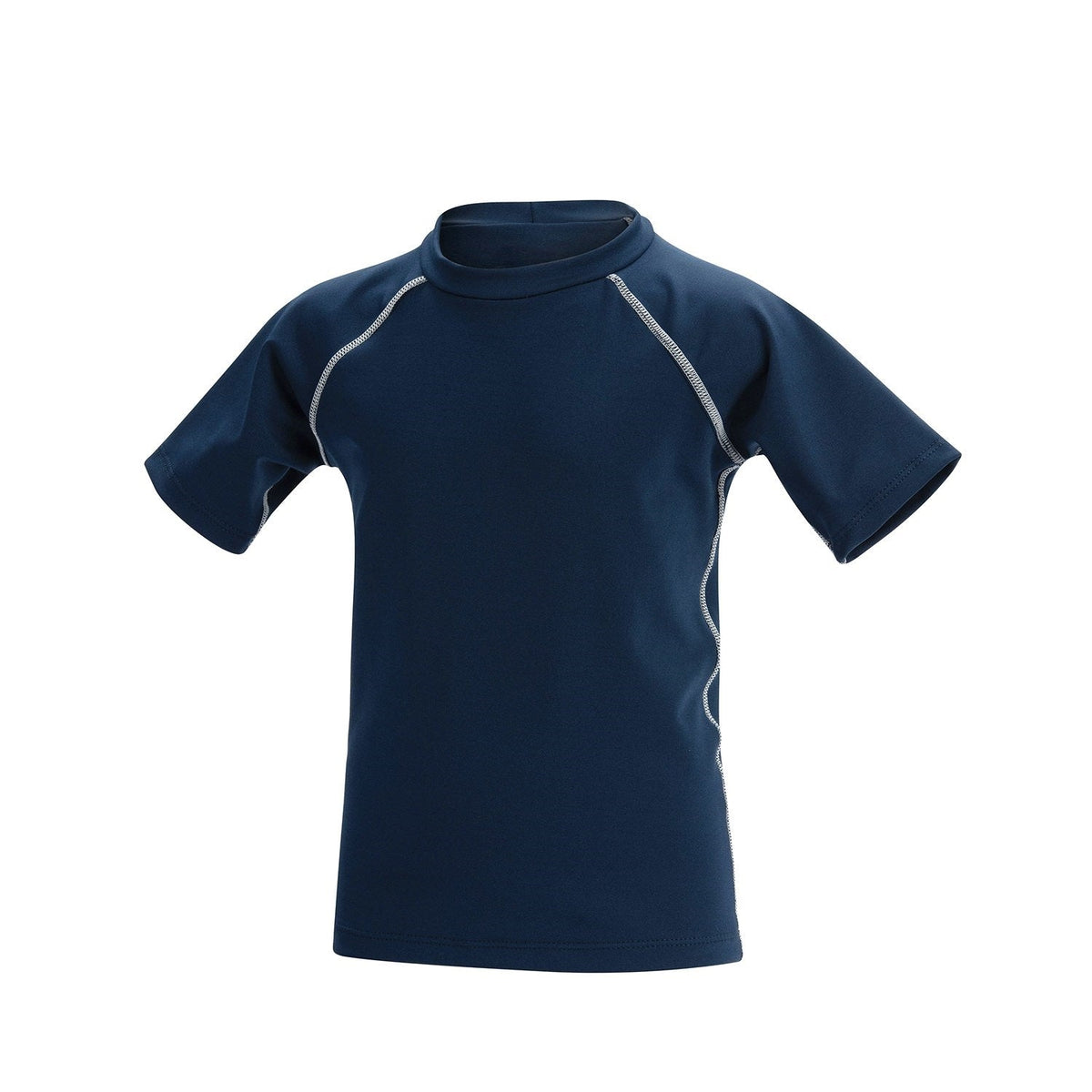 Dolfin Little Kids Short Sleeve Rashguard - Navy Blue