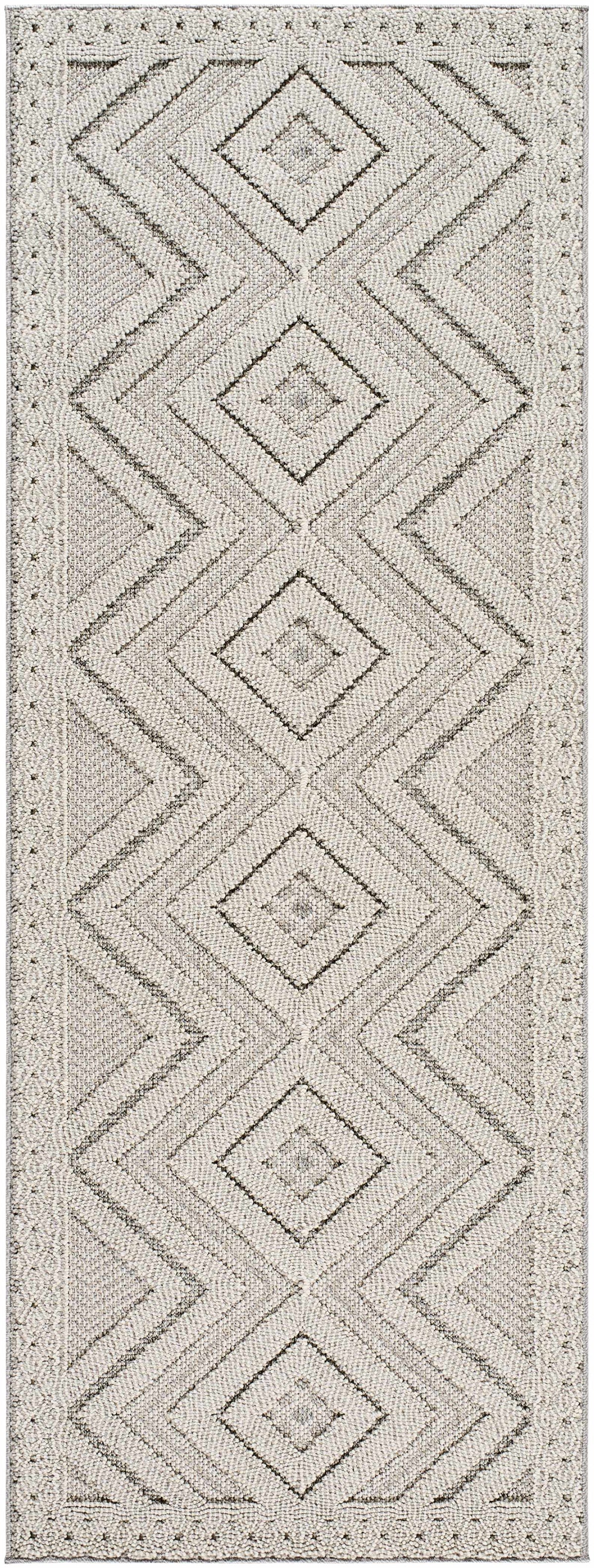 Aimee Natural Gray Outdoor Area Rug - Clearance