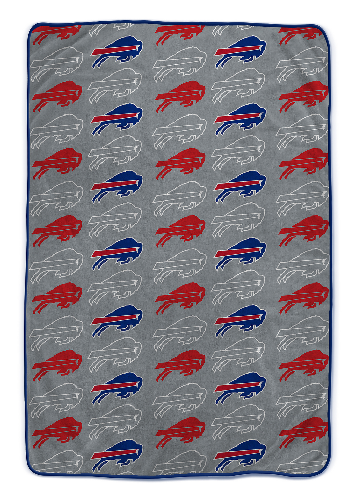 Buffalo Bills NFL Team Logomania XL Blanket 66x95