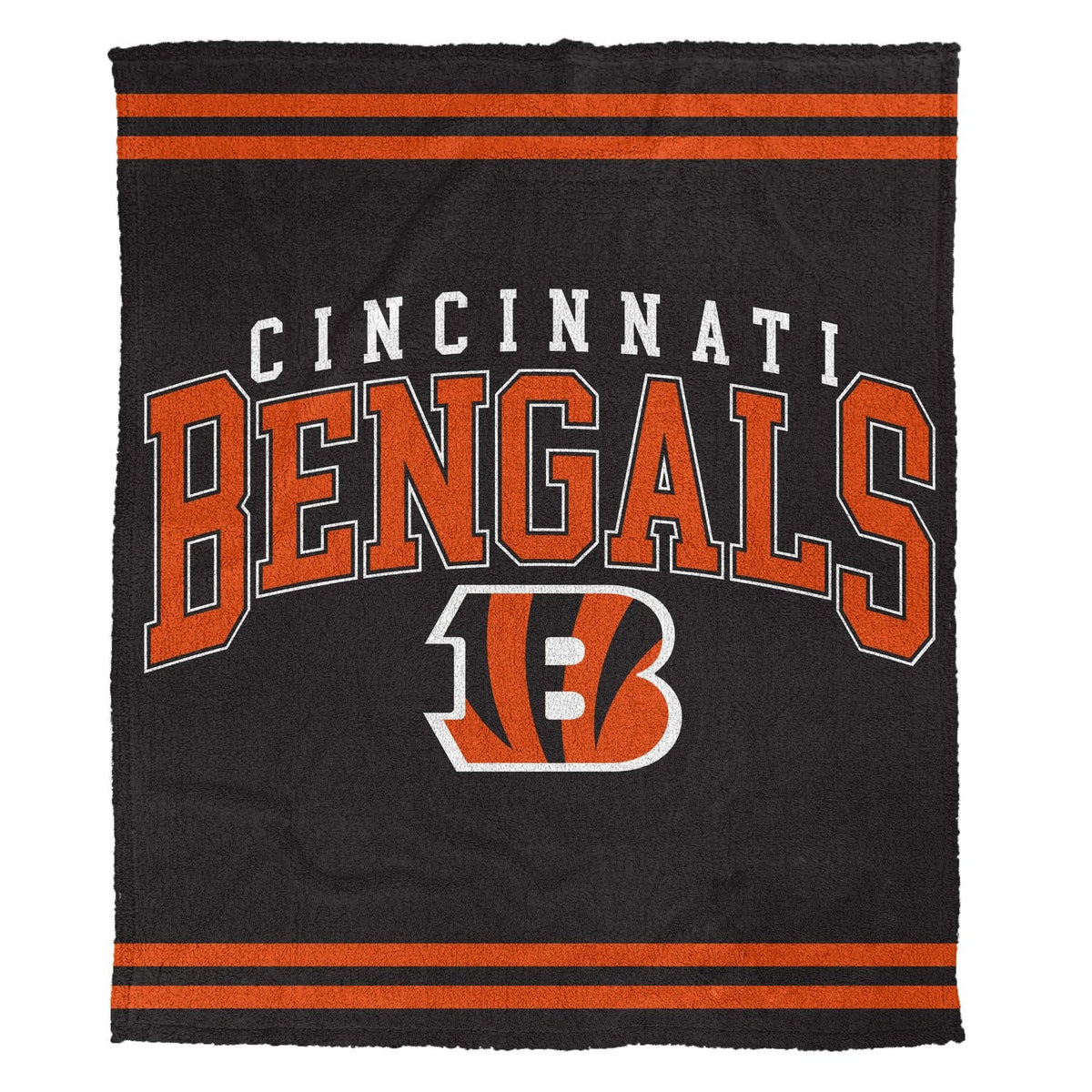 Cincinnati Bengals NFL Team Classic Logo Blanket 60x70