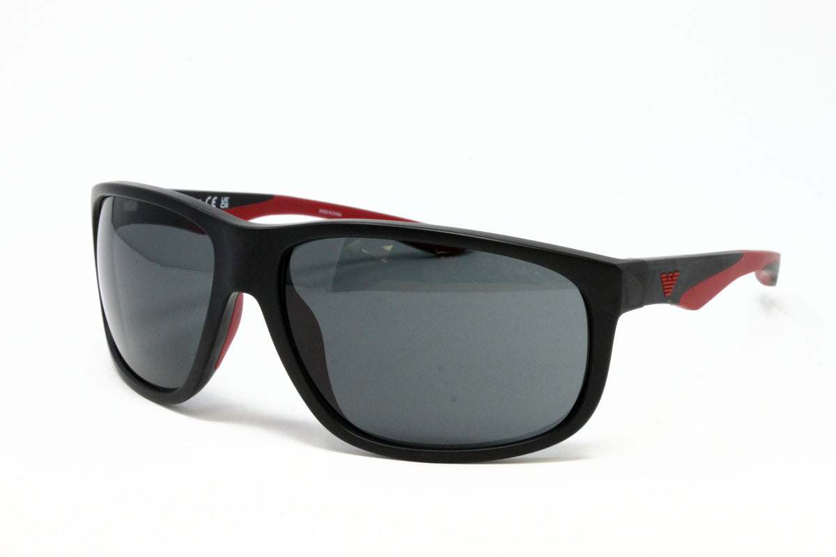 Emporio Armani Matte Black Men's Sunglasses