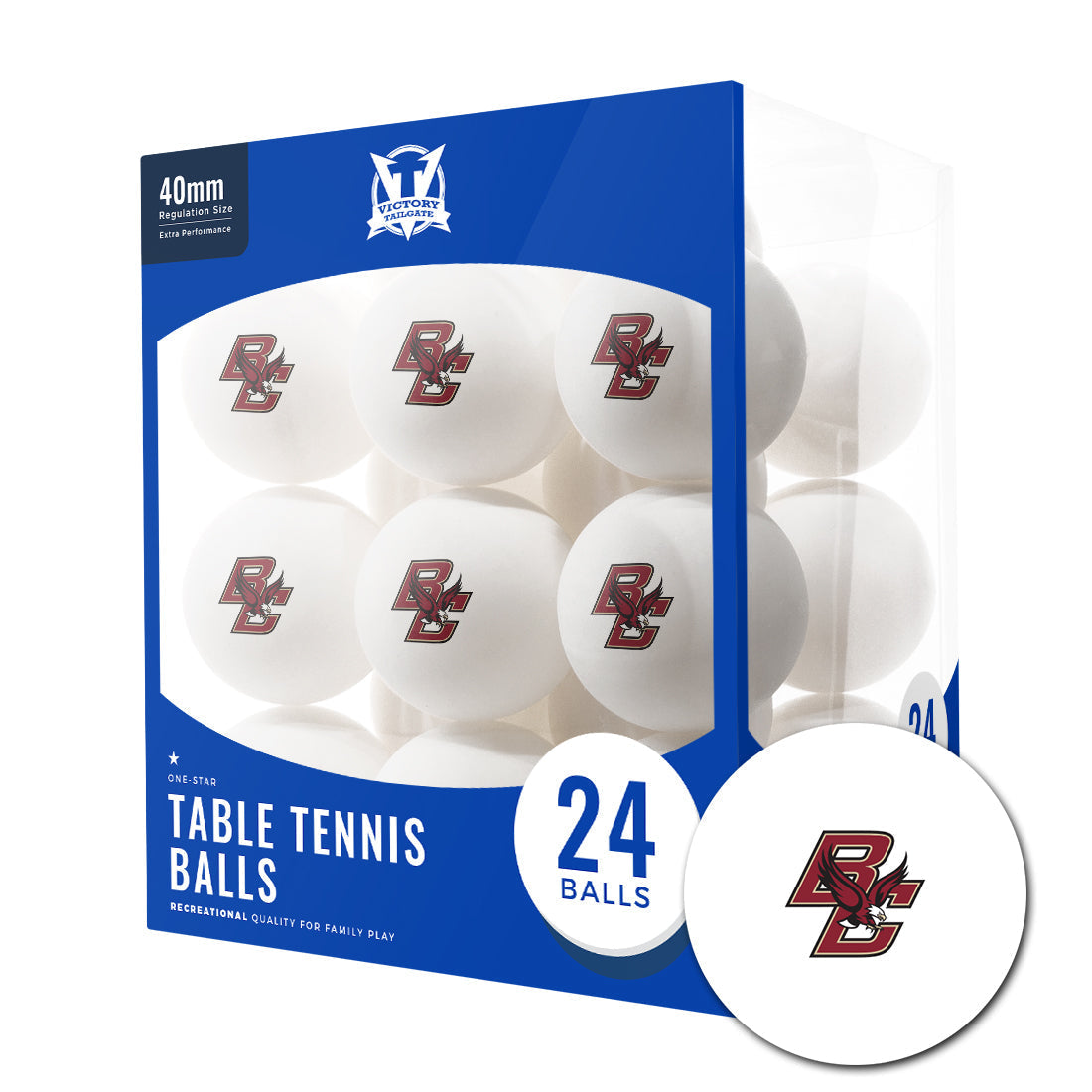 Boston College Eagles Ping Pong Balls (24-Pack)