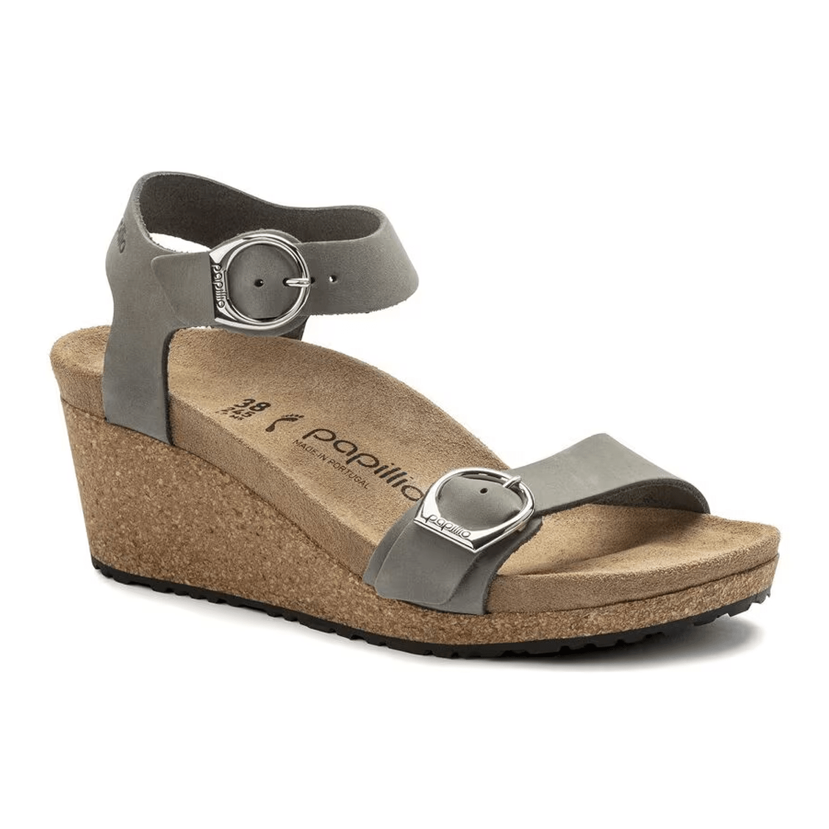 Birkenstock Women's Soley Papillio Nubuck Wedge Sandals