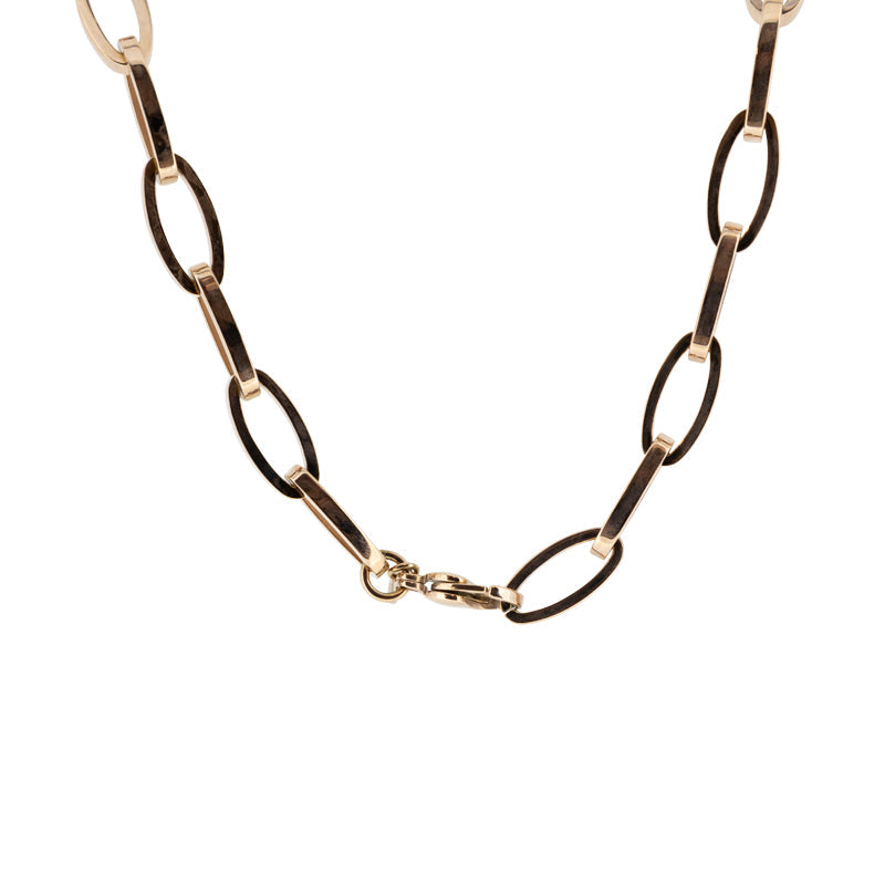 Necklace Rose Gold Storm Crysta Loop