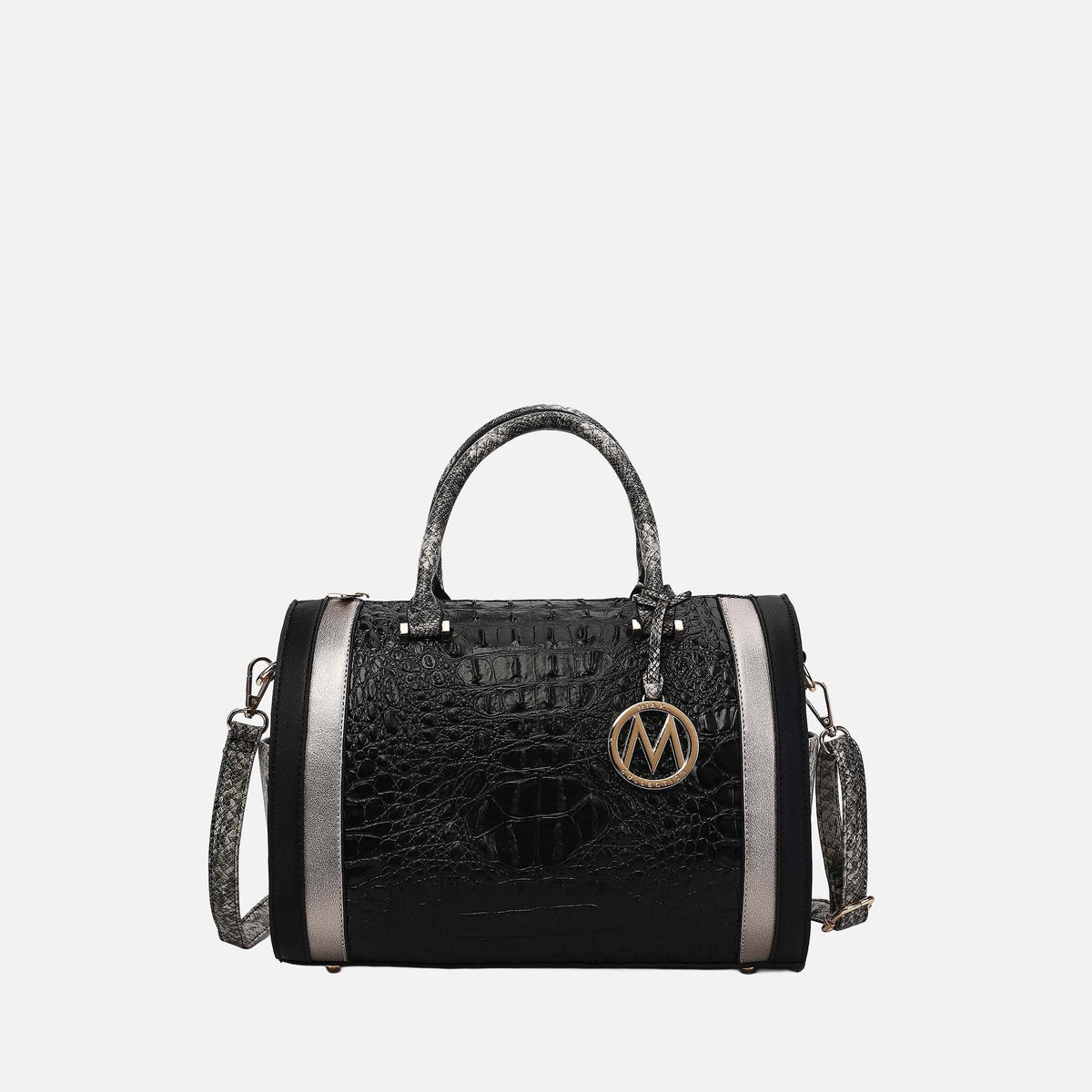 Eleanor Embossed Shoulder Bag