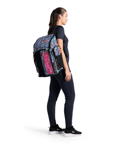 Arena Spiky III 45 Allover Print Backpack - Dahlia
