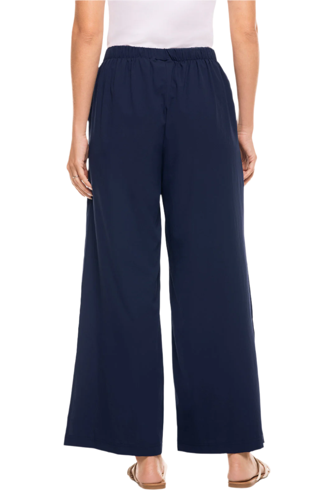 Coolibar Petra Wide Leg Pants UPF 50+ - Navy
