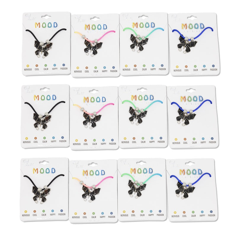 Cool Jewels Mood Colour Changing Butterfly Necklace - Assorted - Job Lot (24 Necklaces)