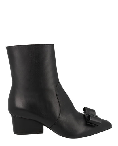 Ferragamo Vince Leather Booties