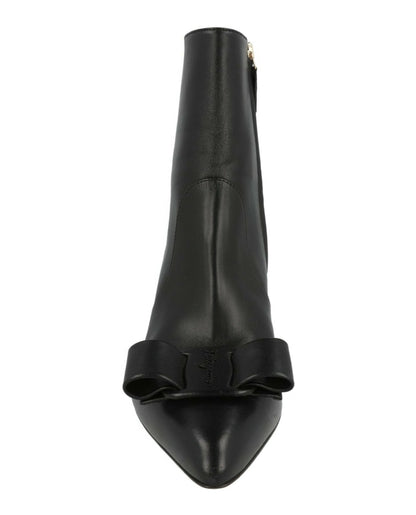Ferragamo Vince Leather Booties