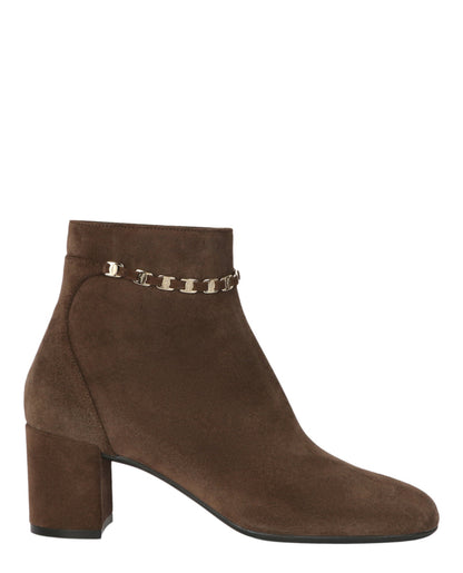 Ferragamo Ghila Suede Booties