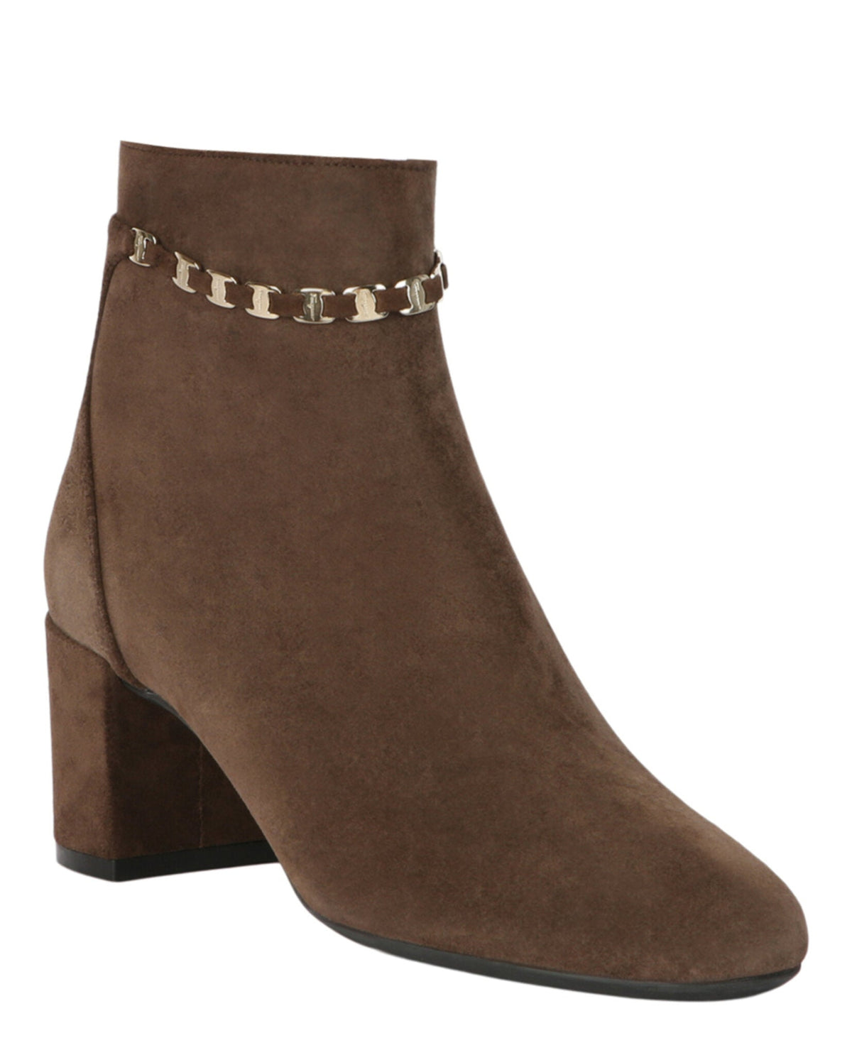 Ferragamo Ghila Suede Booties