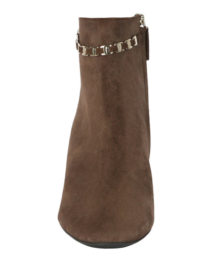 Ferragamo Ghila Suede Booties