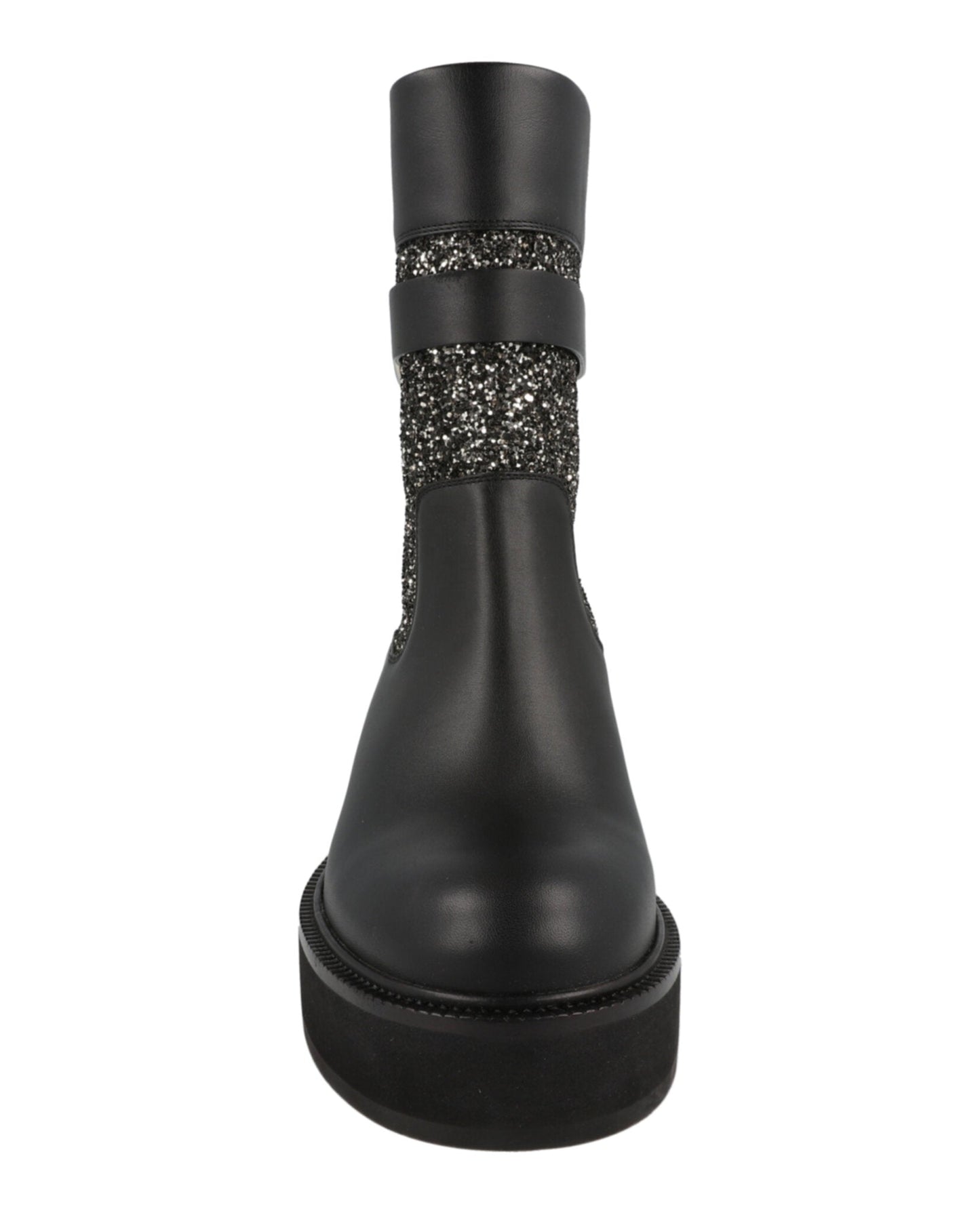 Ferragamo Ean Glitter Ankle Boots
