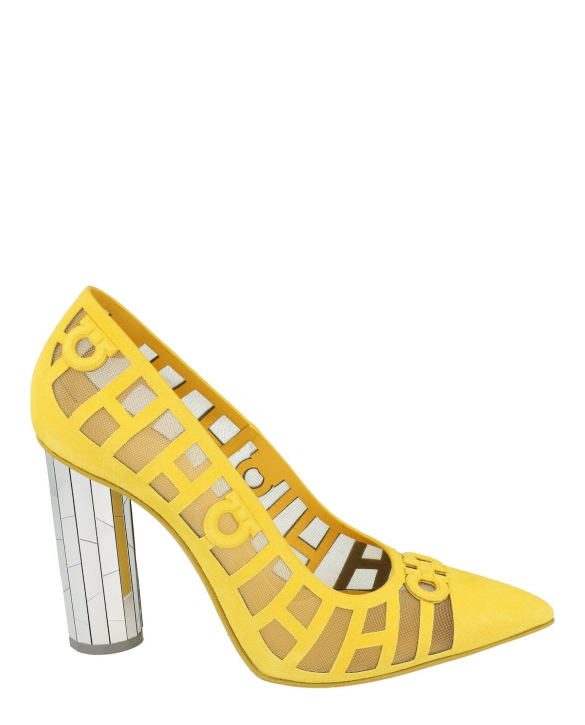 Ferragamo Florise X5 Suede Pumps