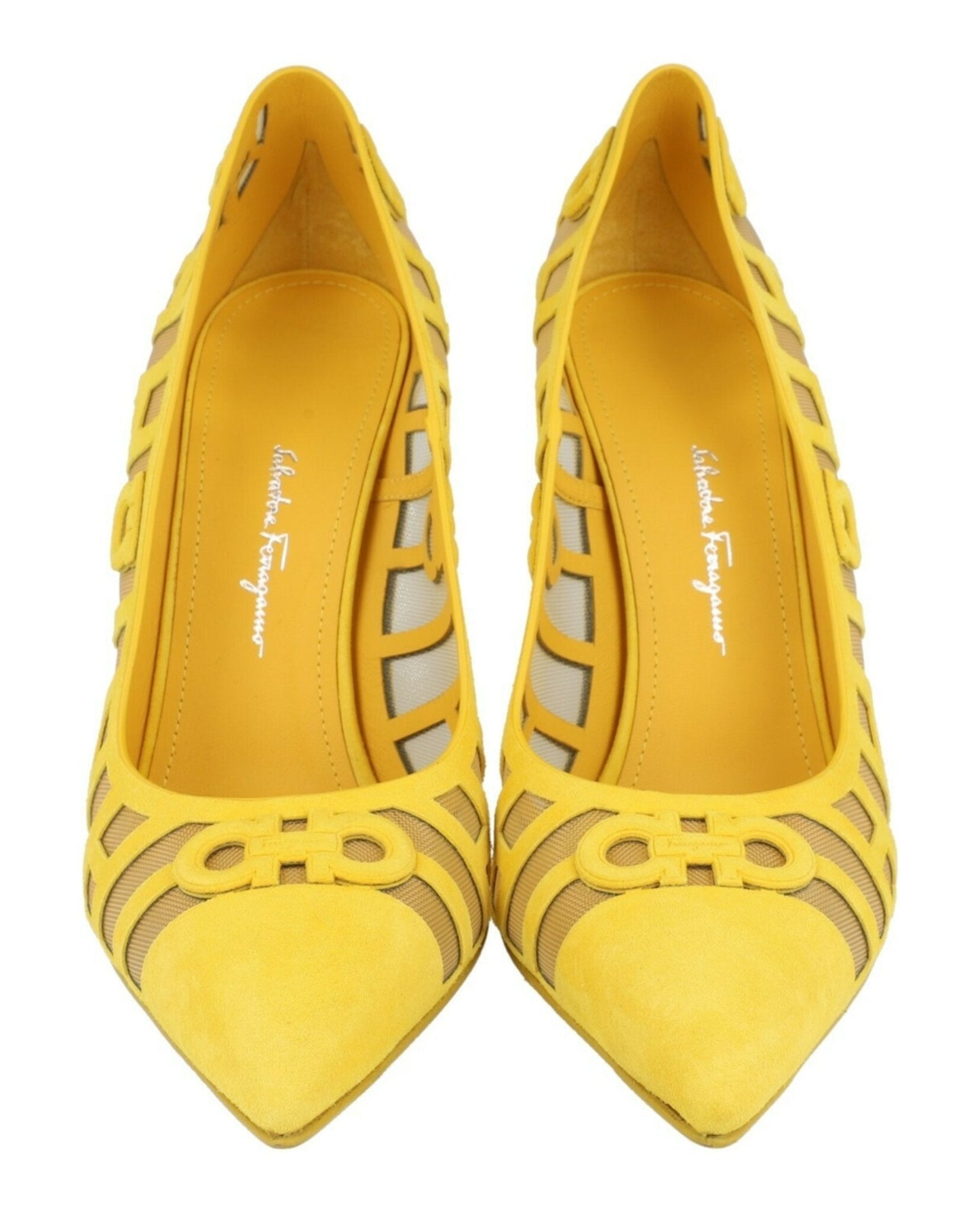 Ferragamo Florise X5 Suede Pumps