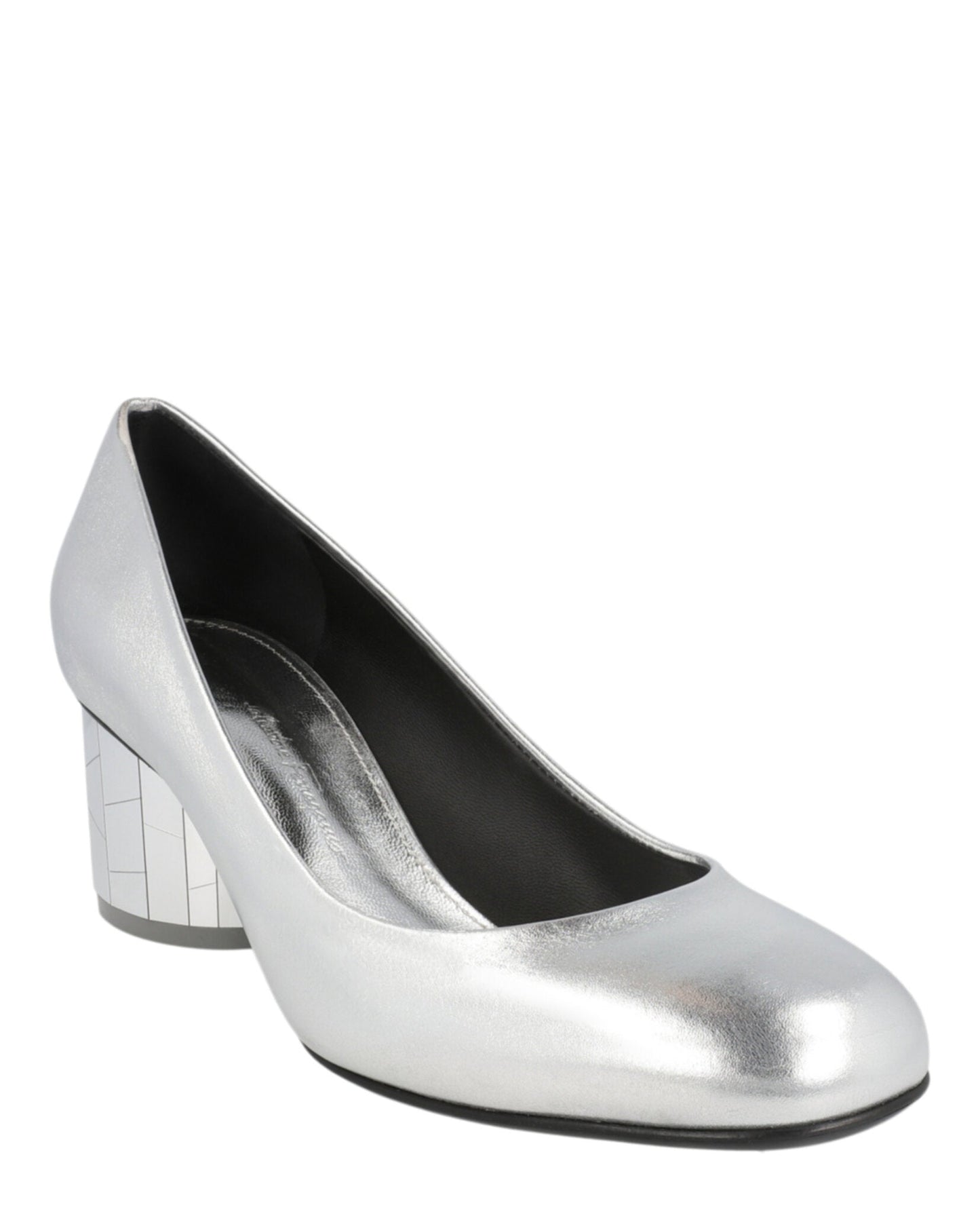 Ferragamo Farrah Metallic Leather Pumps