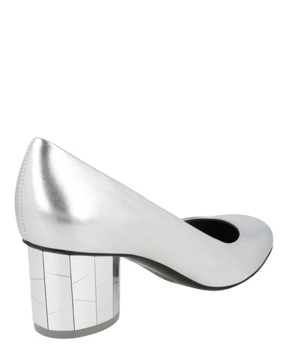 Ferragamo Farrah Metallic Leather Pumps