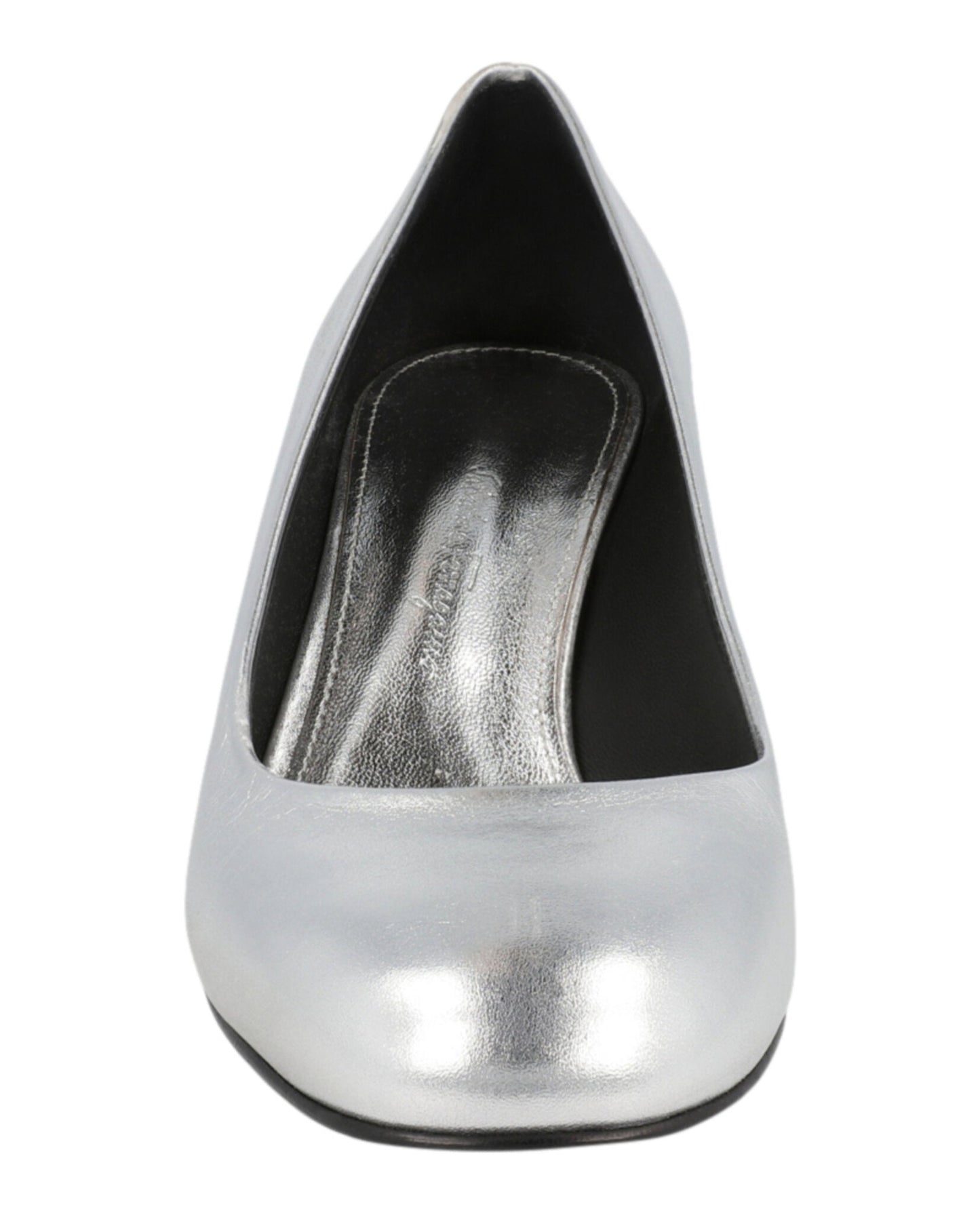 Ferragamo Farrah Metallic Leather Pumps