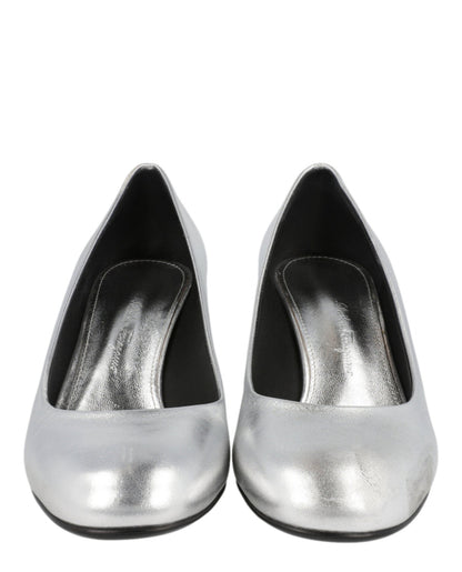 Ferragamo Farrah Metallic Leather Pumps