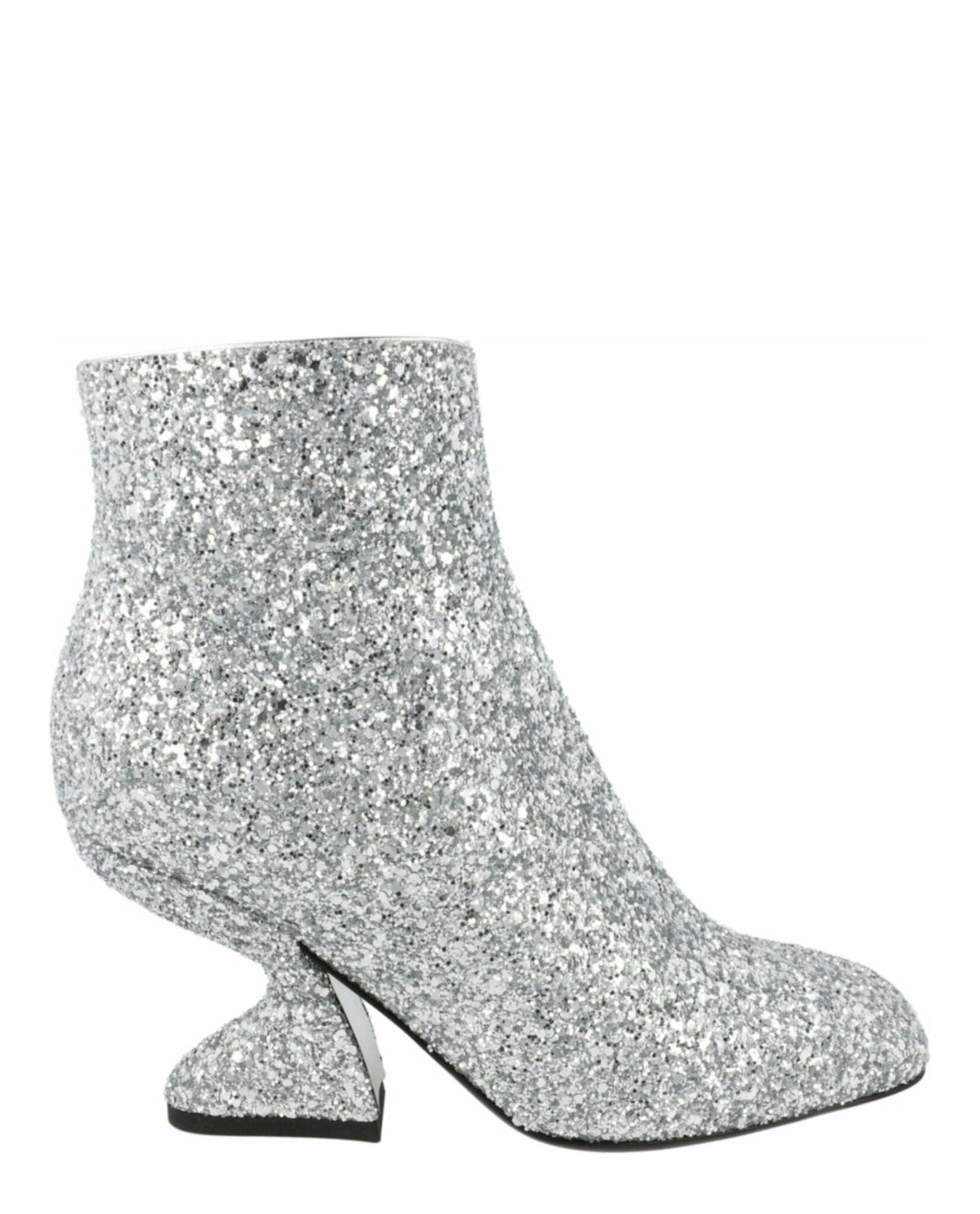 Ferragamo Sal 85 Glitter Ankle Booties