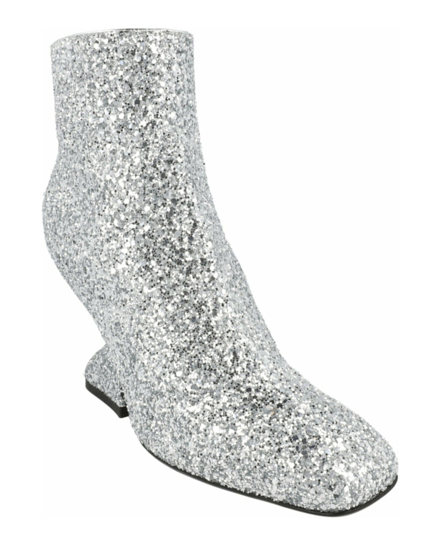 Ferragamo Sal 85 Glitter Ankle Booties