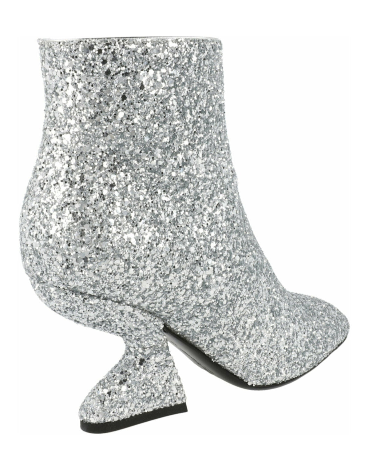 Ferragamo Sal 85 Glitter Ankle Booties