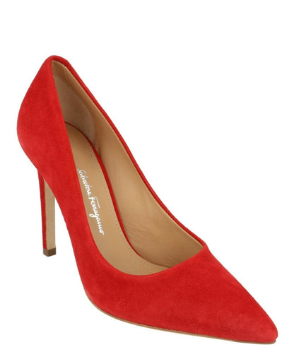 Ferragamo Ilary X5 Suede Pumps
