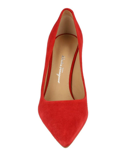Ferragamo Ilary X5 Suede Pumps