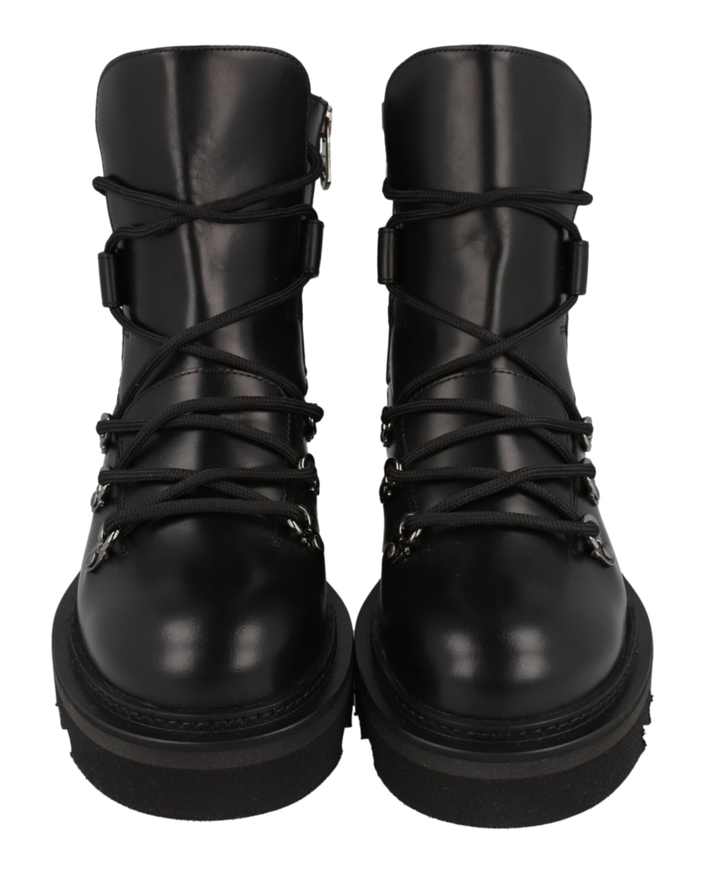 Ferragamo Elimo Lace-Up Leather Boots