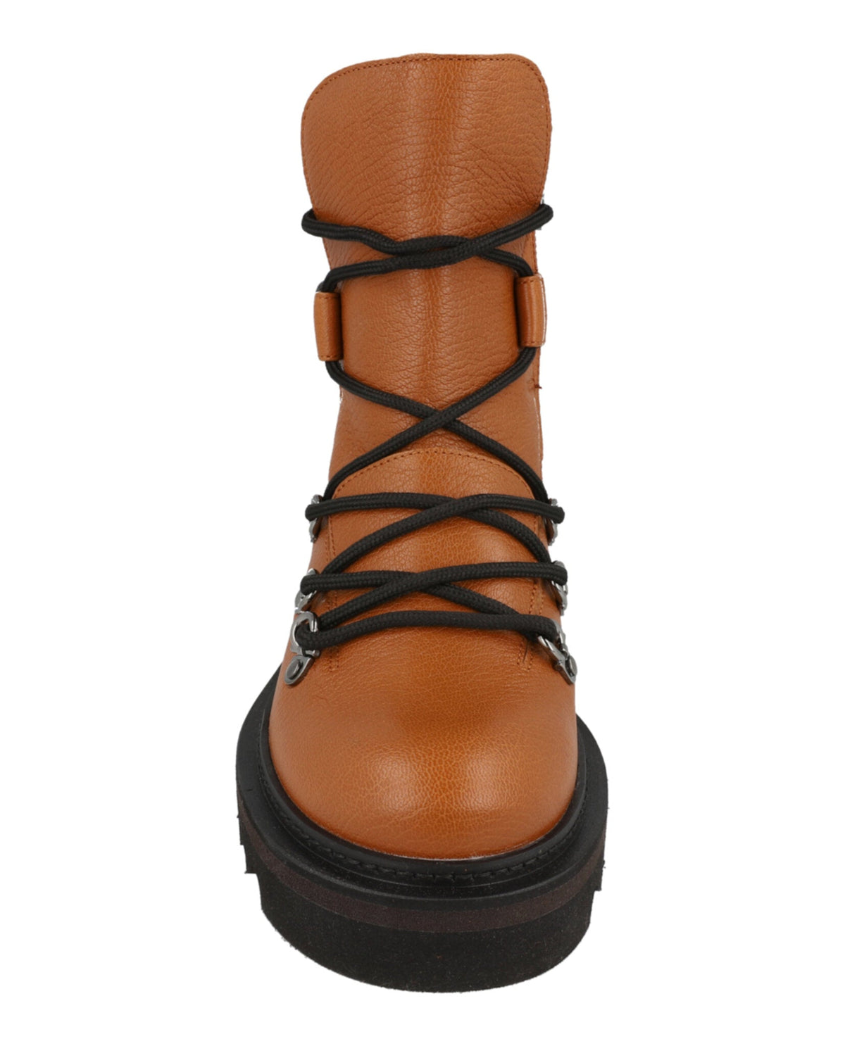 Ferragamo Elimo Lace-Up Leather Boots