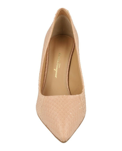 Ferragamo IIary X5 Snakeskin Pumps